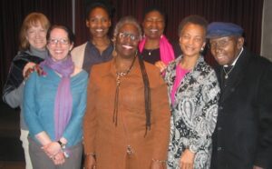 A group of people posing for a photo.