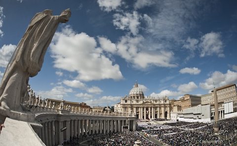 St peter's square in vatican.