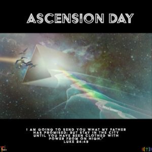 A poster for ascension day.